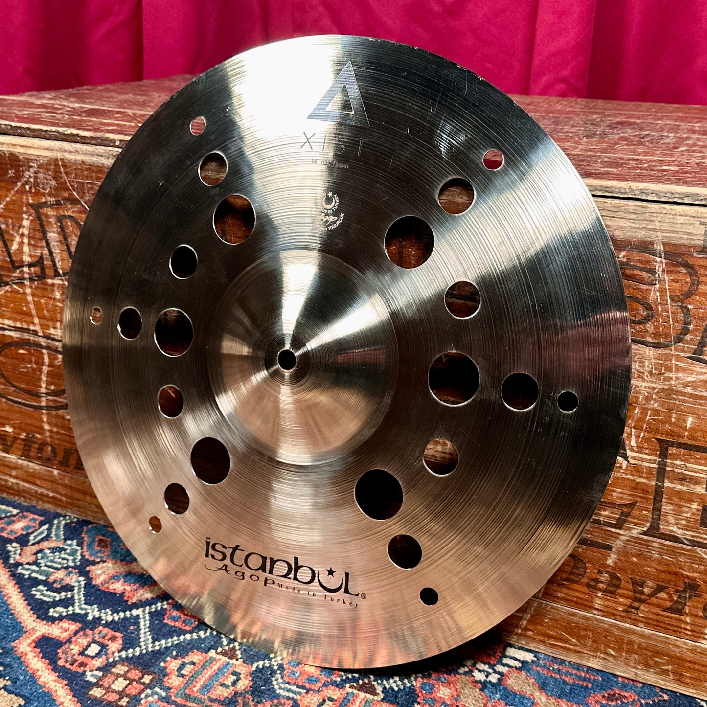 16" Istanbul Agop Xist Ion Crash Cymbal 926g *Video Demo*