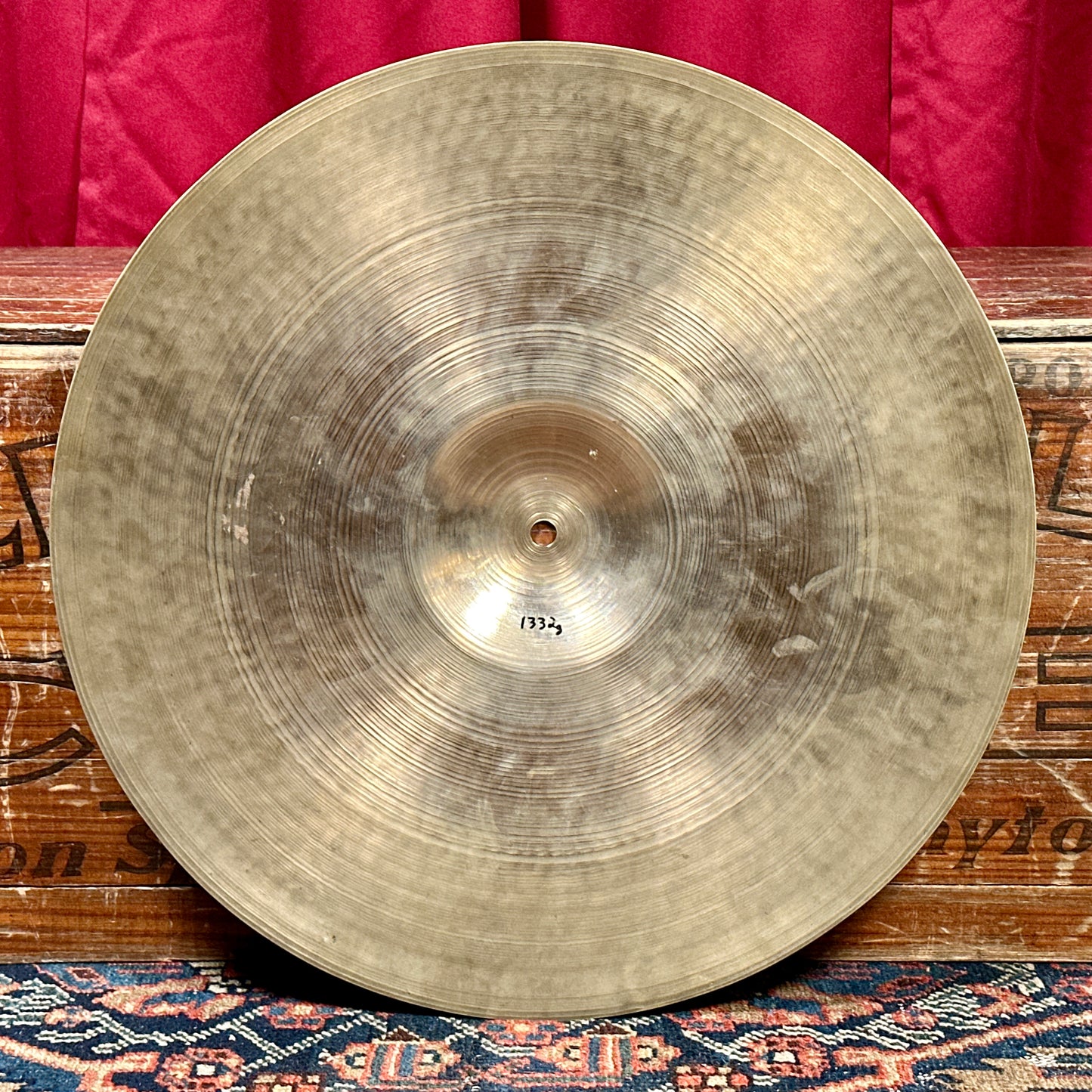 18" Zildjian A 1940s Trans Stamp Crash Ride Cymbal 1332g *Video Demo*