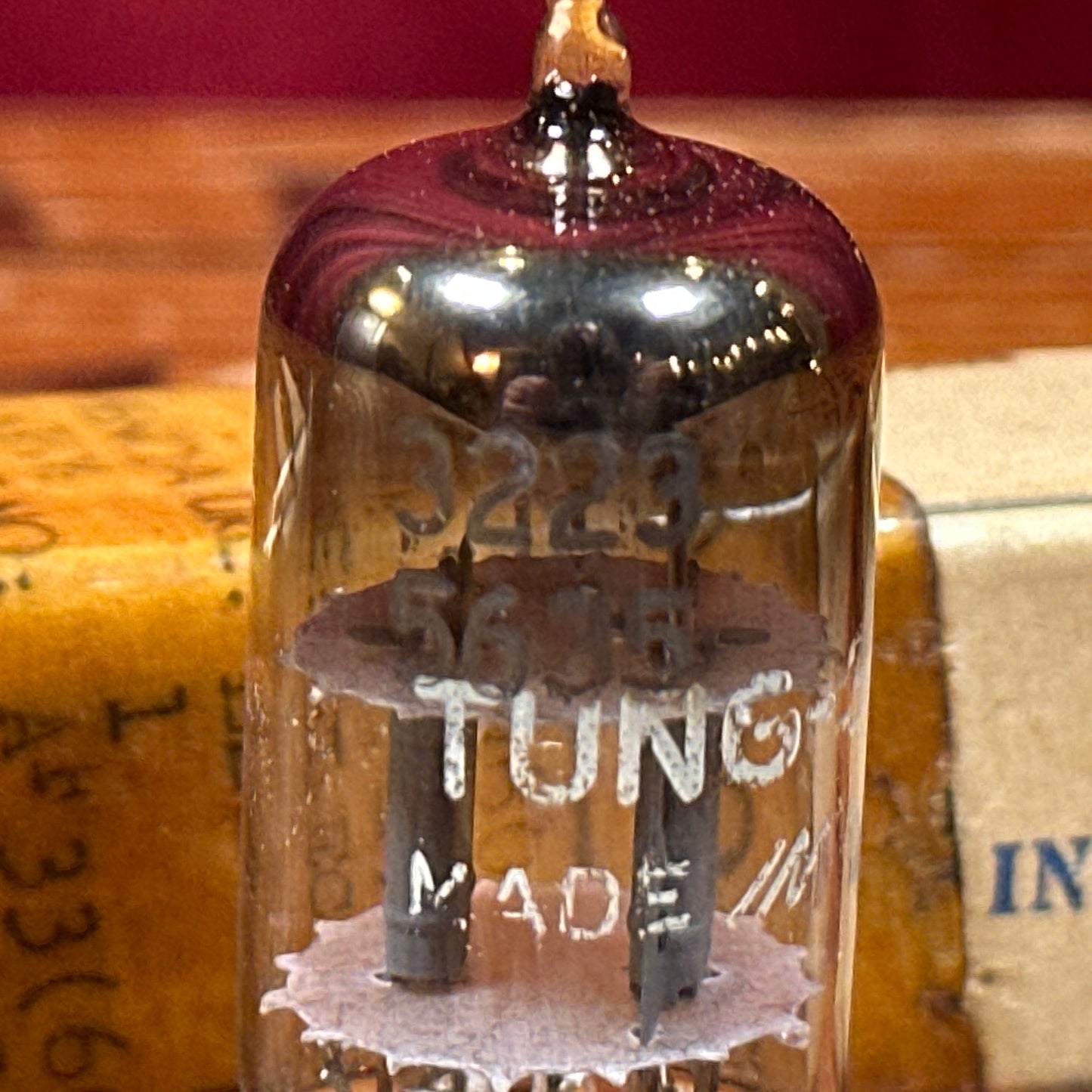 Vintage NOS Tung-Sol JTL 12AT7 Preamp Tube ECC81 Valve JTL-12AT7WA #254