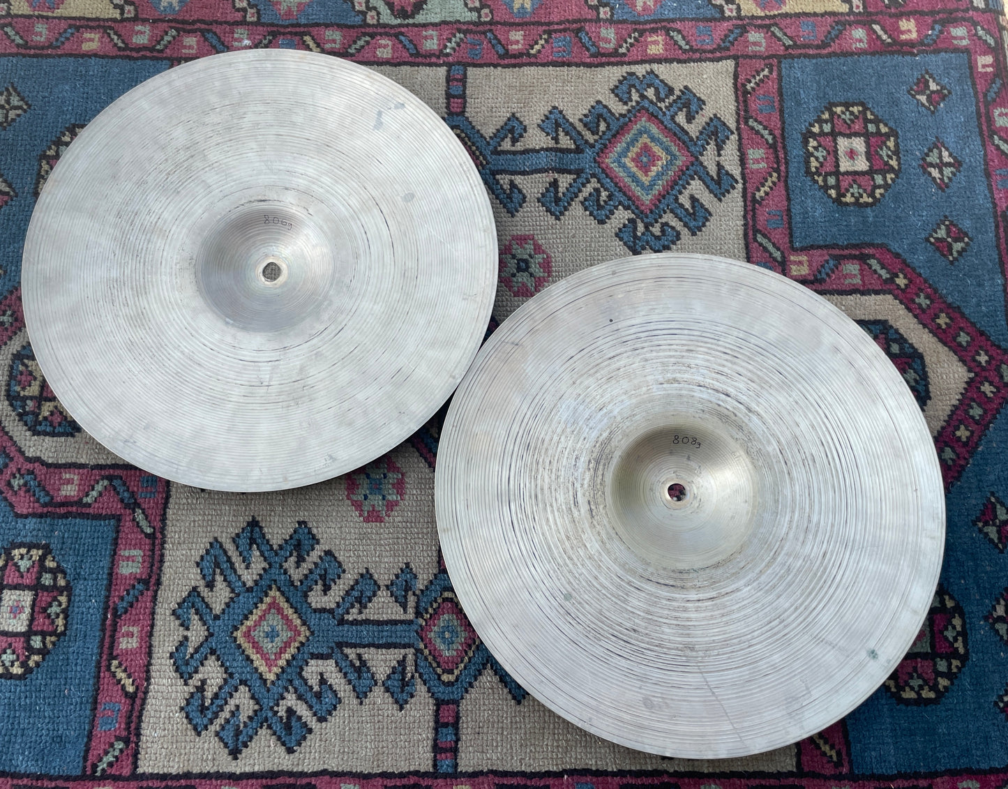 14" Zildjian A 1960s Hi-Hat Cymbal Pair 806g/808g *Video Demo*