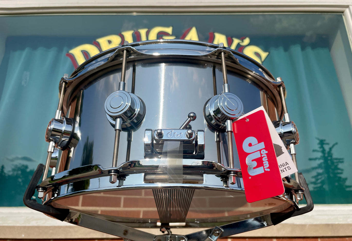 DW Collector's Series 6.5X14 Stainless Steel Snare Drum DRVL6514SPC