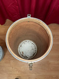 Vintage 1960s Ludwig Canister Throne Silver Sparkle