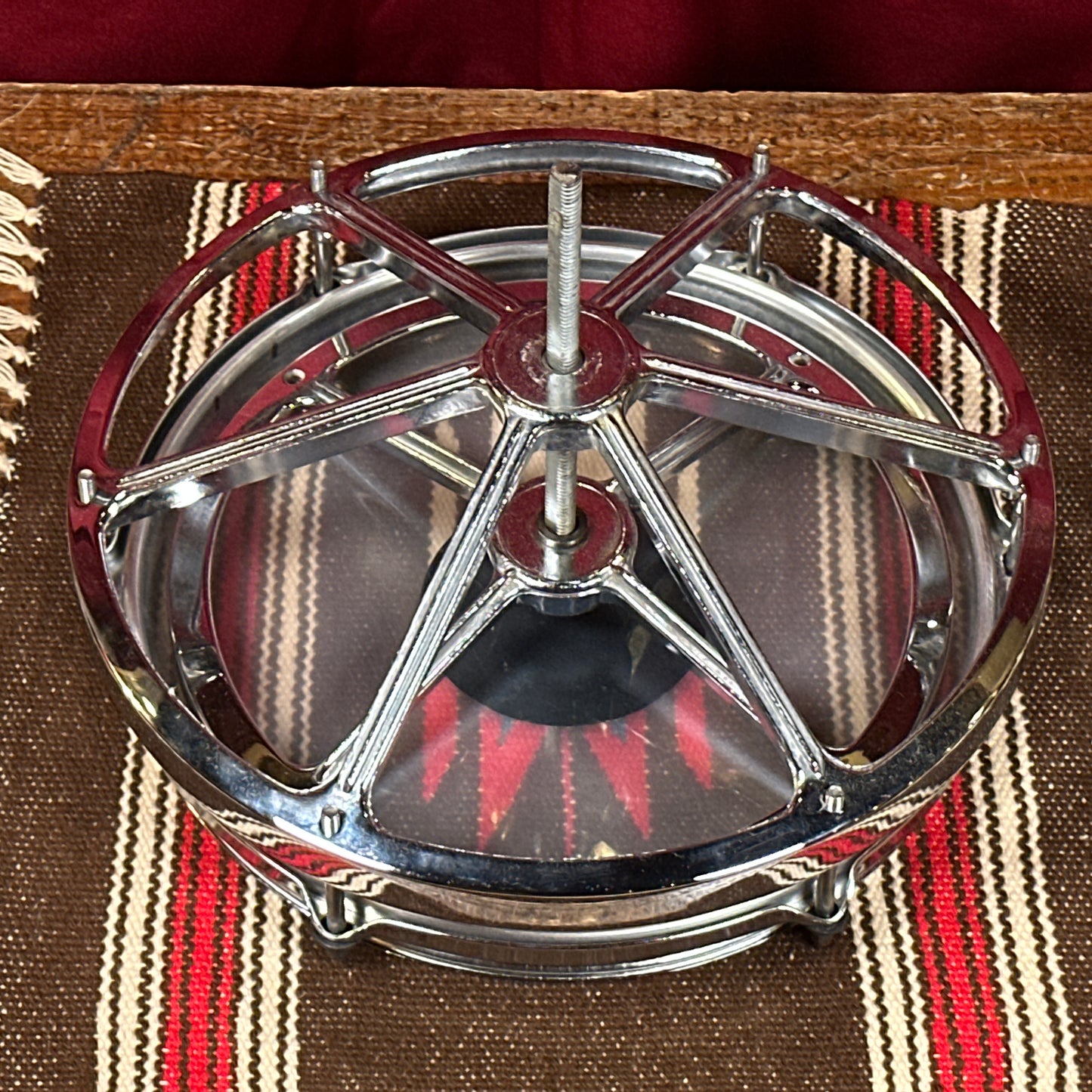 1970s Remo 10" Roto Tom Chrome Rototom Drum