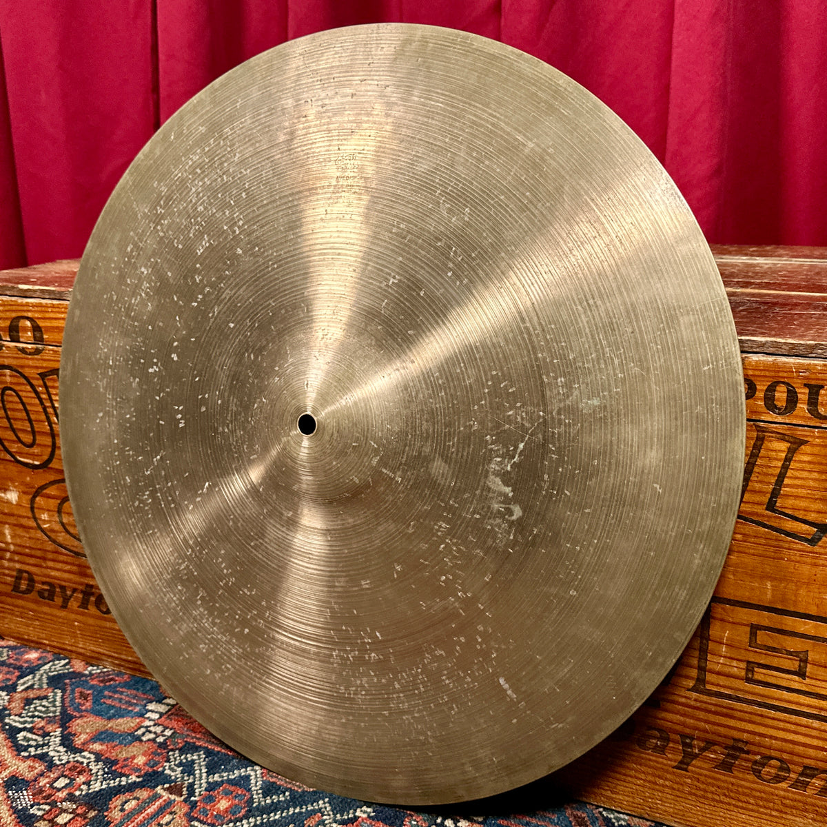 20" Zildjian A 1950s-1960s Ride Cymbal 2160g  *Video*
