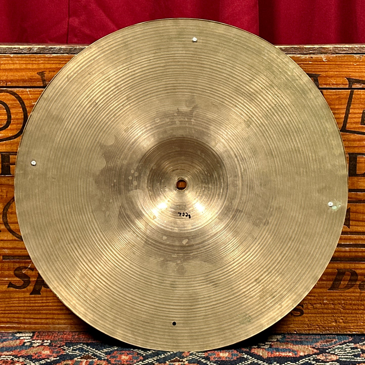 14" Zildjian A 1940s-1950s Trans Stamp Sizzle Hi-Hat Cymbal Pair 554g/722g *Video Demo*