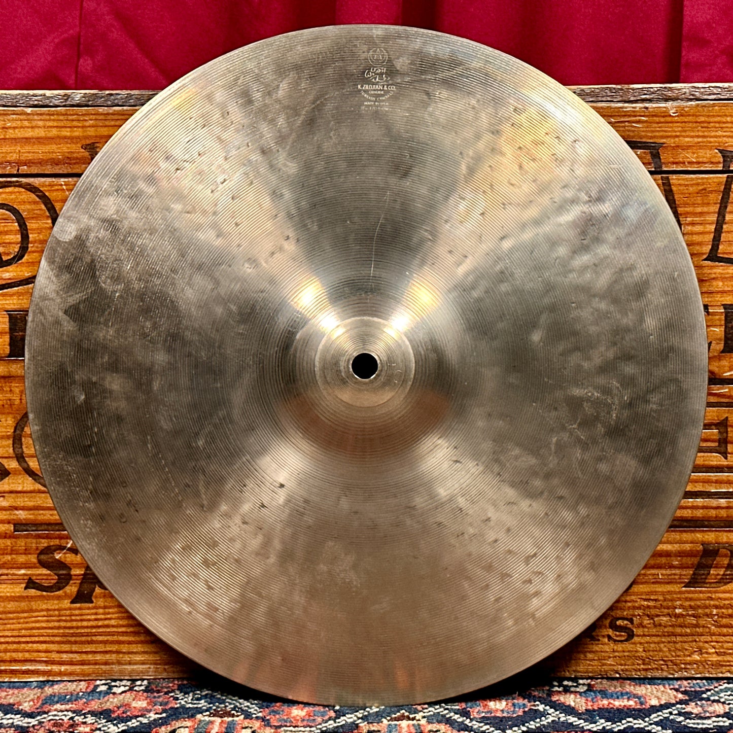 14" Zildjian K Custom Dark Hi-Hat Cymbal Pair 1002g/1224g *Video*