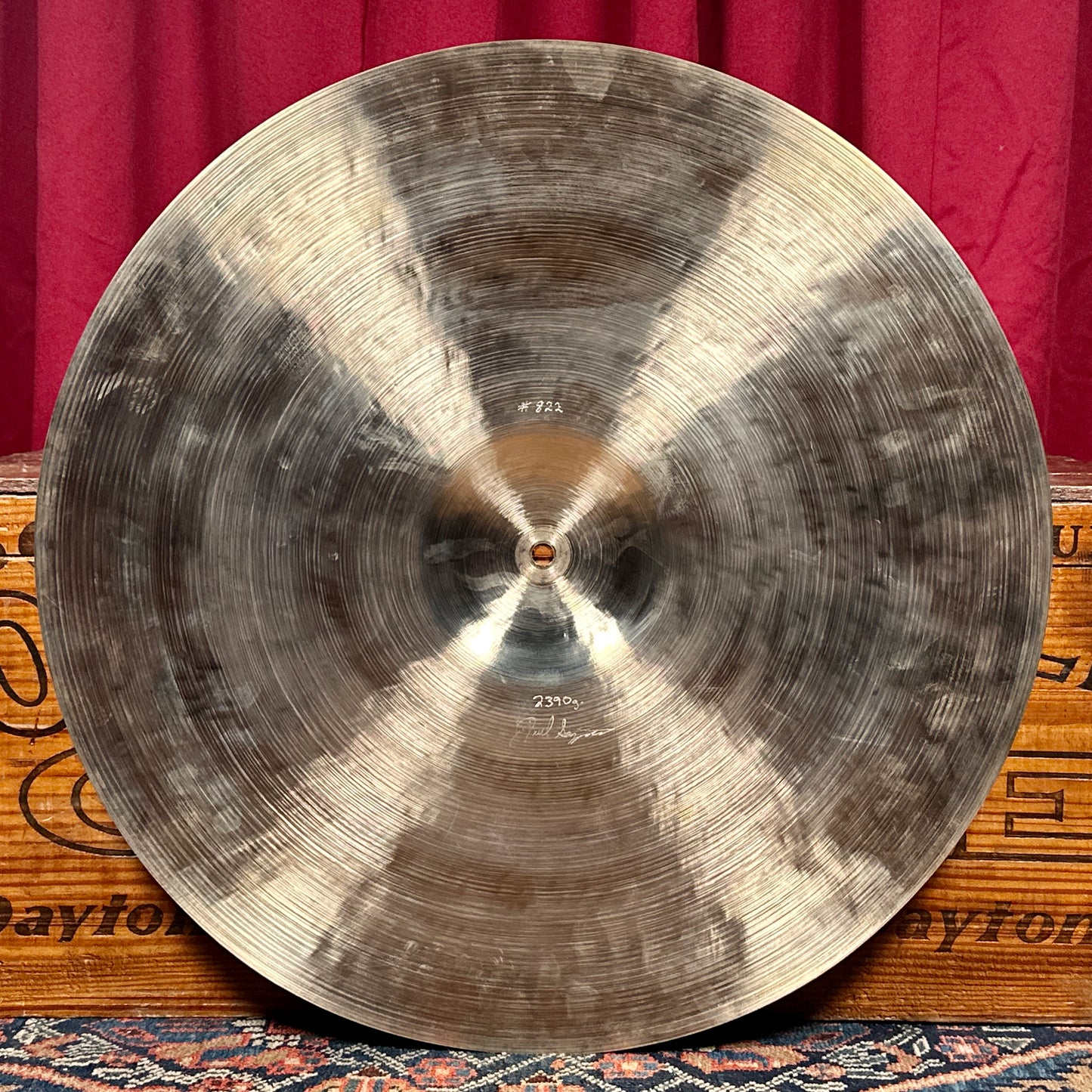 22" JD Sagurton Custom Cymbals Ride w/ Hand Formed Bell 2390g *Video Demo*
