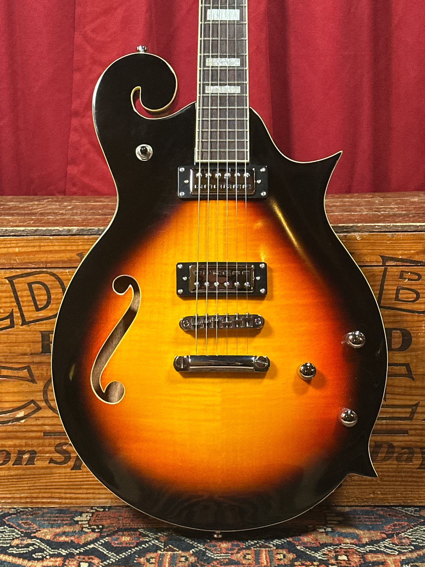 Eastwood Tribute 1975 Morris The Cosey Electric Guitar Sunburst w/ Original Gig Bag