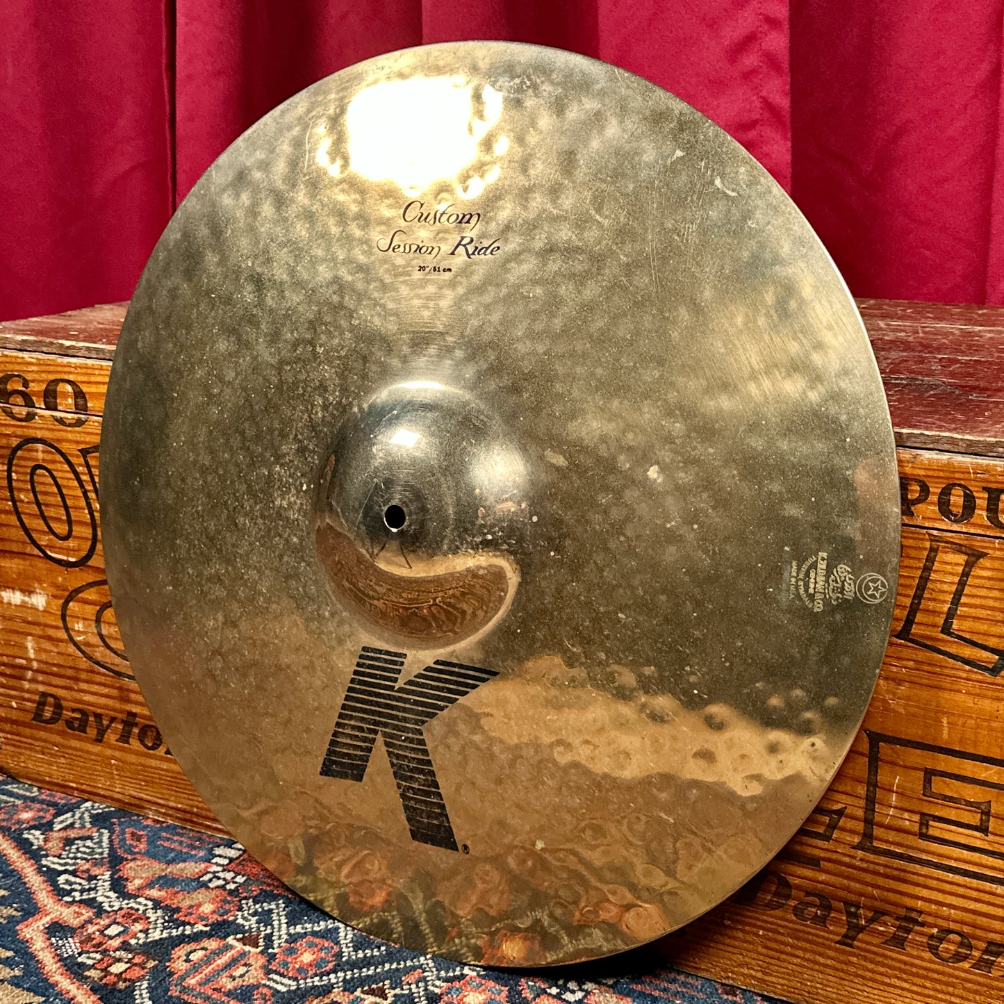 20" Zildjian K Custom Session Ride Cymbal 2700g *Video Demo*