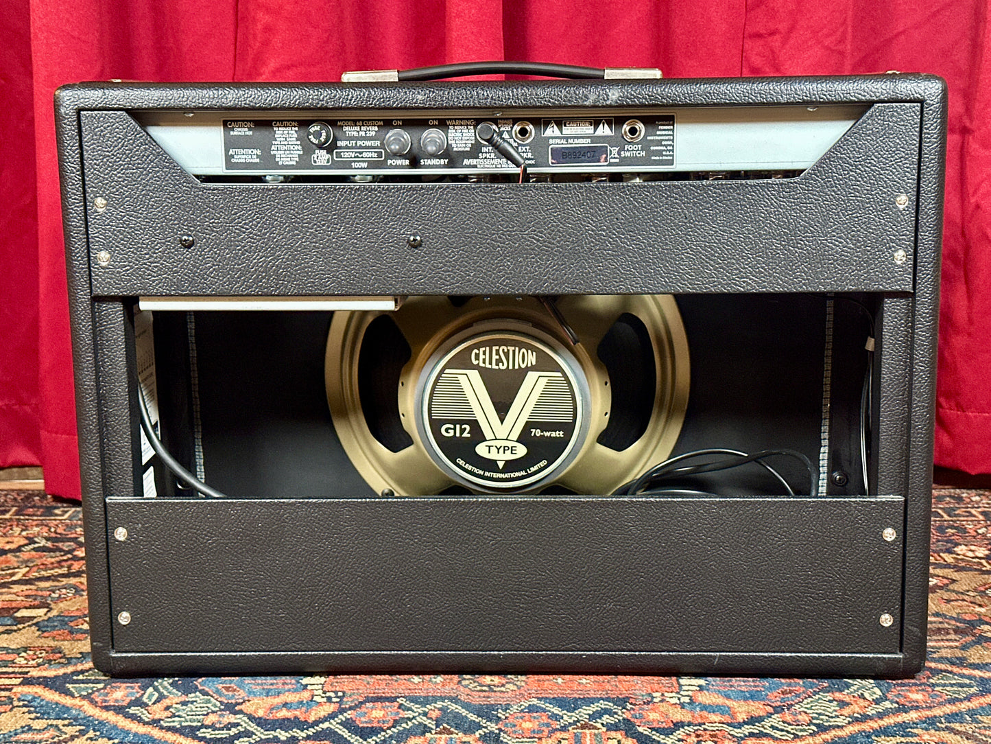 Fender '68 Custom Deluxe Reverb 1x12 Combo Amplifier