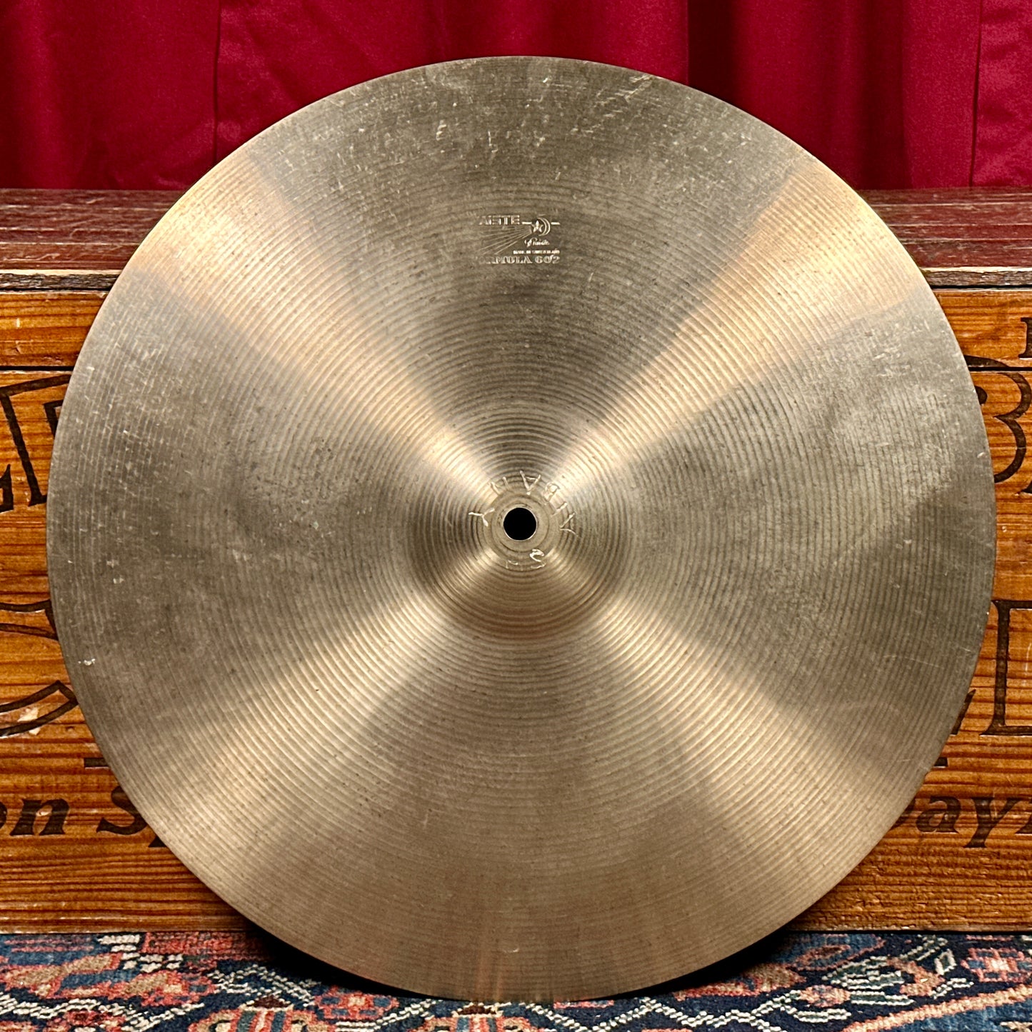17" Paiste Formula 602 Pre-Serial 1960s Crash Ride Cymbal 1526g *Video Demo*