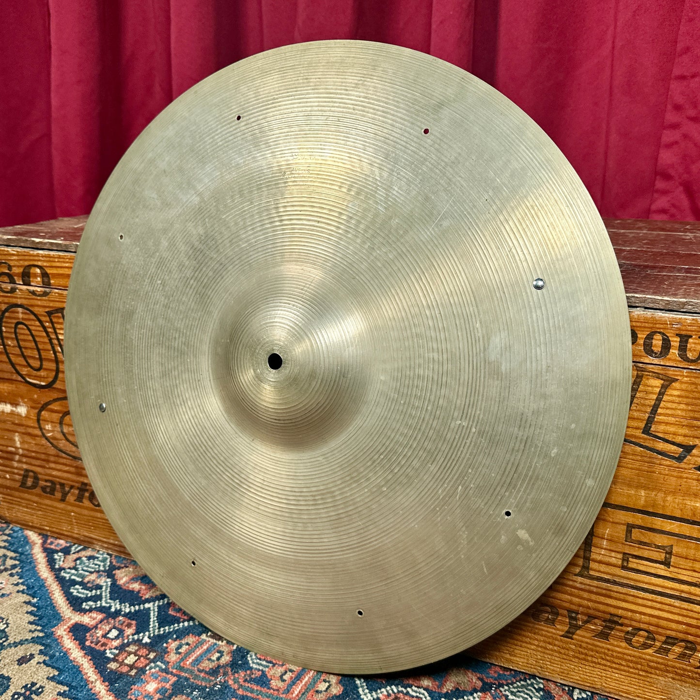 20" Zildjian A 1960s Sizzle Crash Ride Cymbal 1606g w/ Rivets *Video Demo*