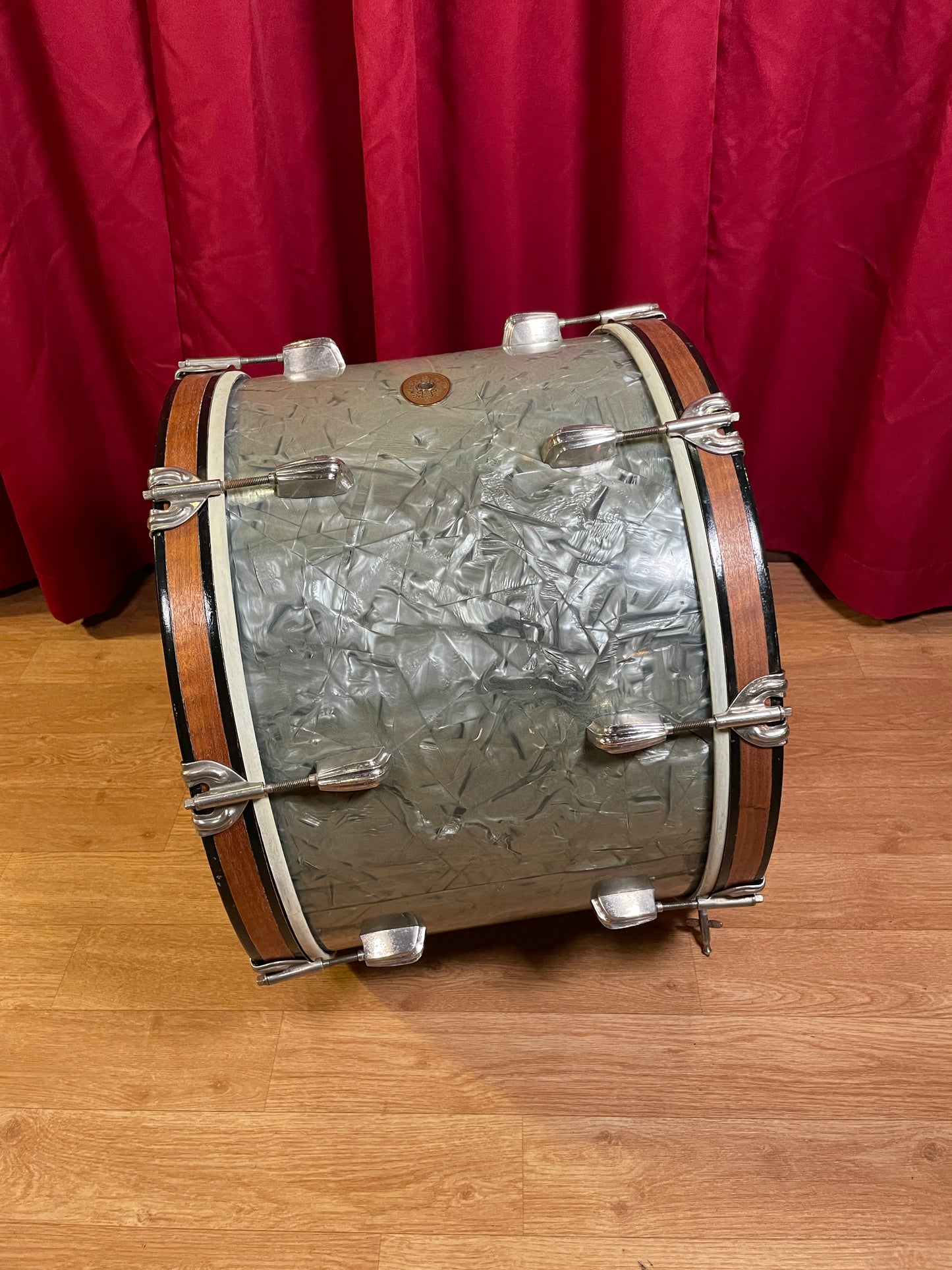 Slingerland Radio King 14x18 Tenor Bass Drum Blue Diamond Pearl - Rare Finish