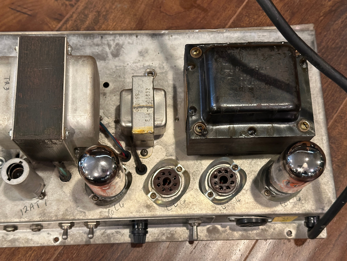 1970s Fender Silverface Twin Reverb Combo Amplifier Modded