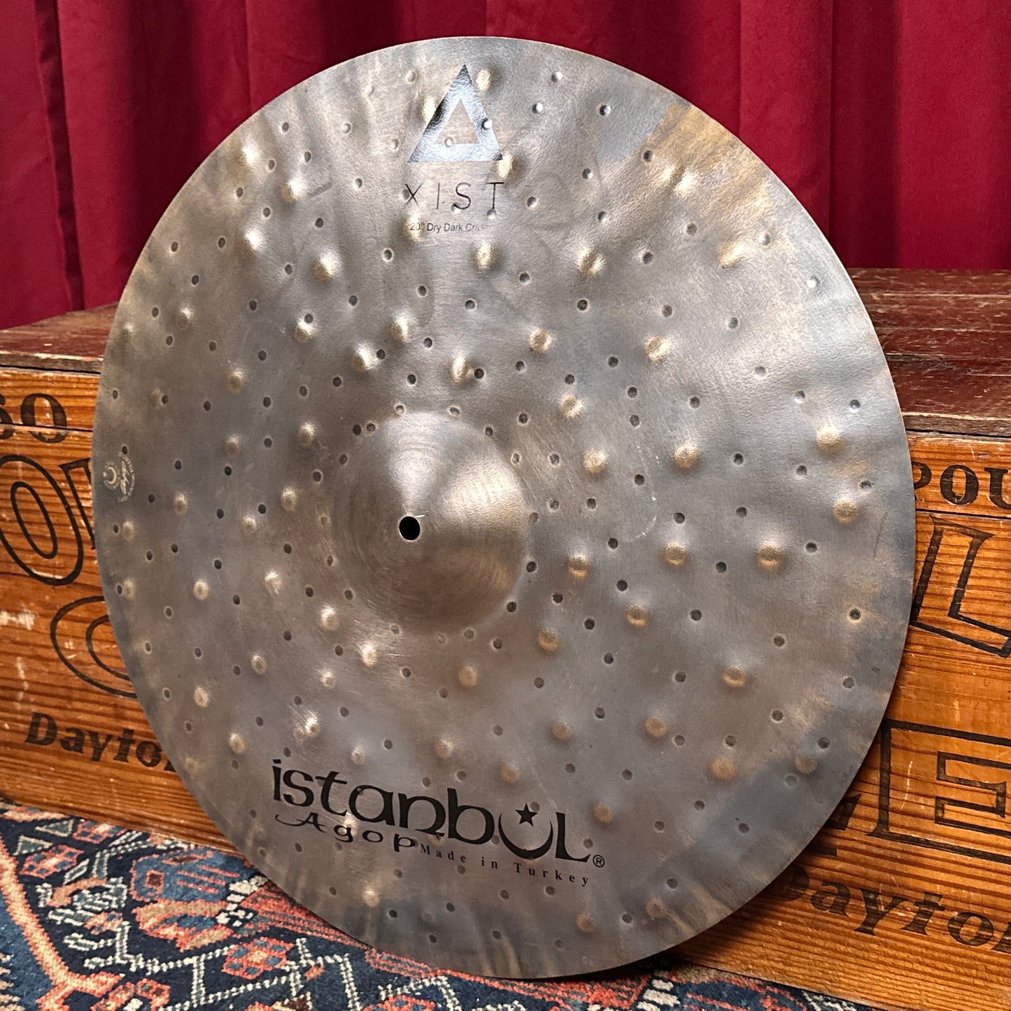 20" Istanbul Agop Xist Dry Dark Crash Cymbal 1414g *Video Demo*