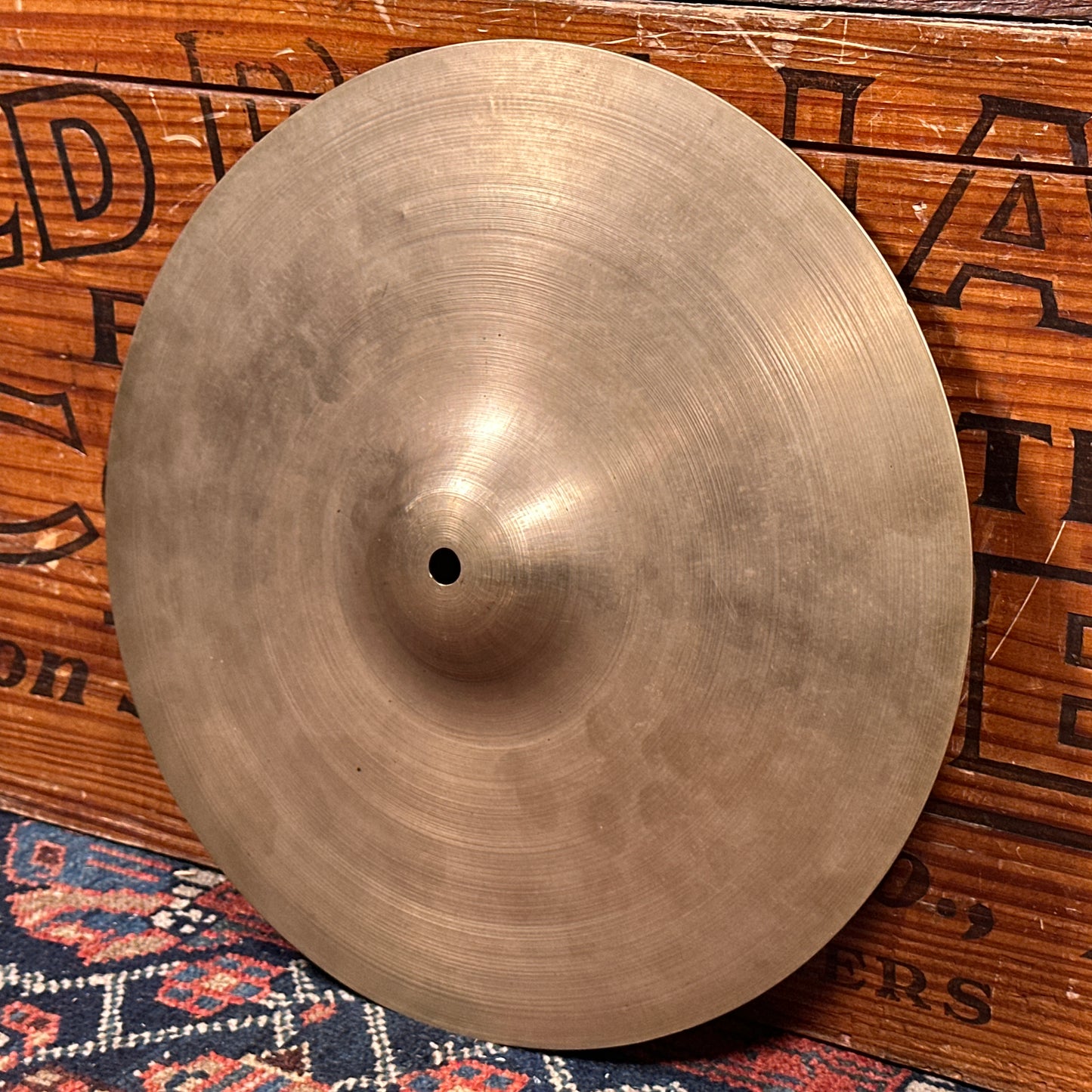 12" Pasha 1960s Splash Cymbal 390g Pre-UFIP Made in Italy *Video Demo*