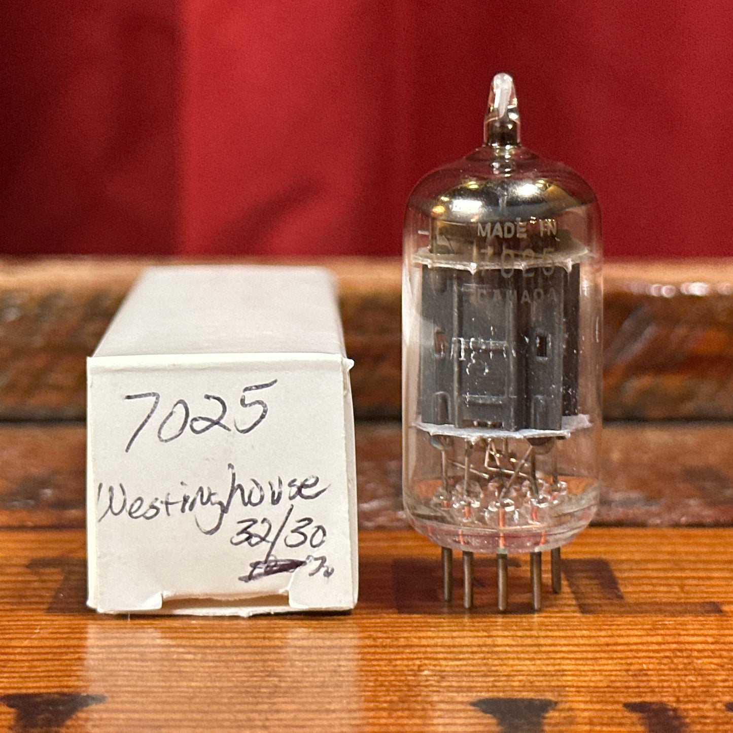 Vintage Westinghouse 7025 Preamp Tube 12AX7 12AX7A ECC83 Valve #278