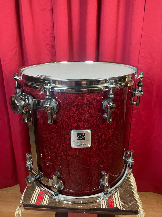 Sonor Designer Series 14" Maple Light Floor Tom Single Stain Red 14x14