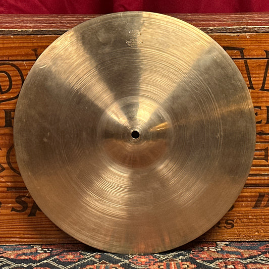 14" Zildjian A 1940s-50s Trans Stamp "Thin" Crash / Hi-Hat Single Cymbal 573g *Video Demo*