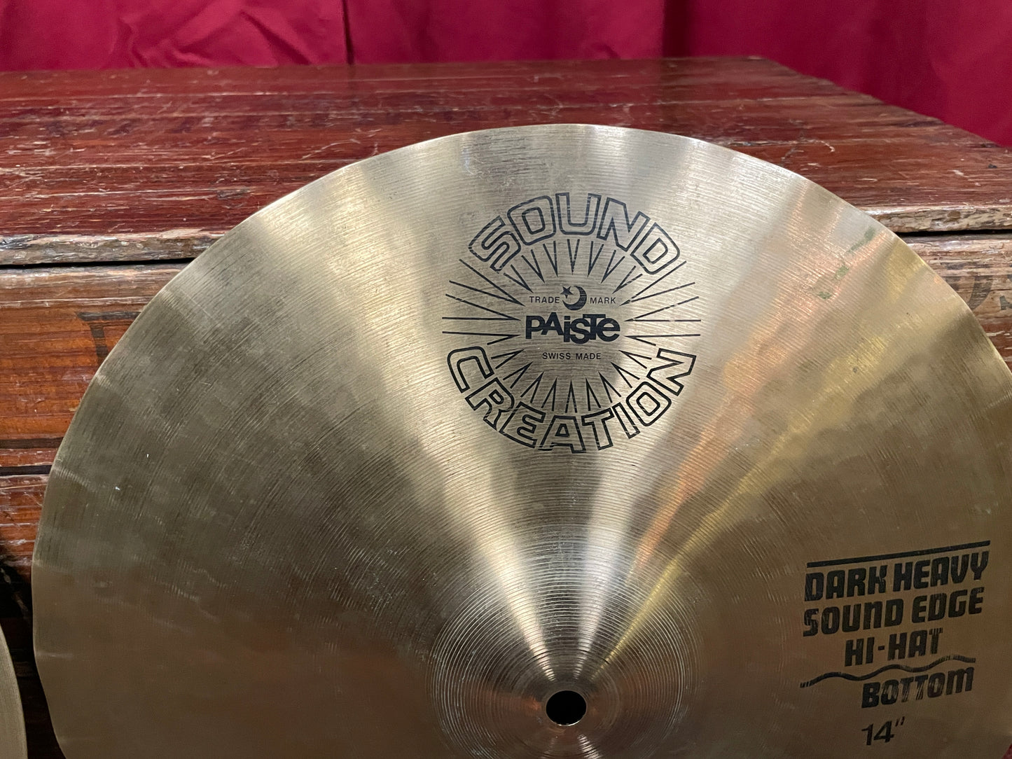 14" Paiste Sound Creation Dark Heavy Sound Edge Hi-Hat Cymbal Pair 1163g/1259g *Video Demo*