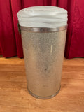Vintage 1960s Ludwig Canister Throne Silver Sparkle