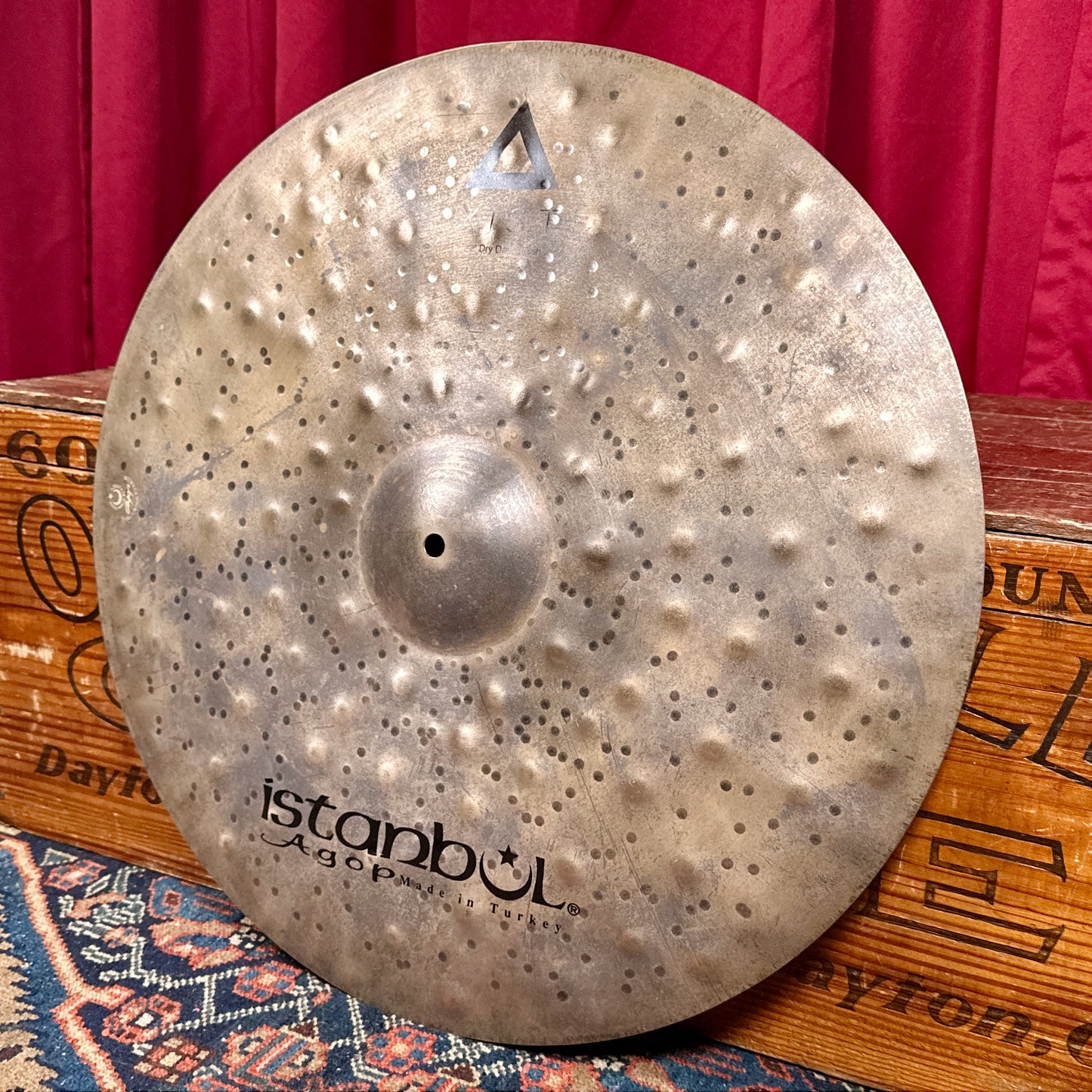22" Istanbul Agop Xist Dry Dark Crash Cymbal 1728g *Video Demo*