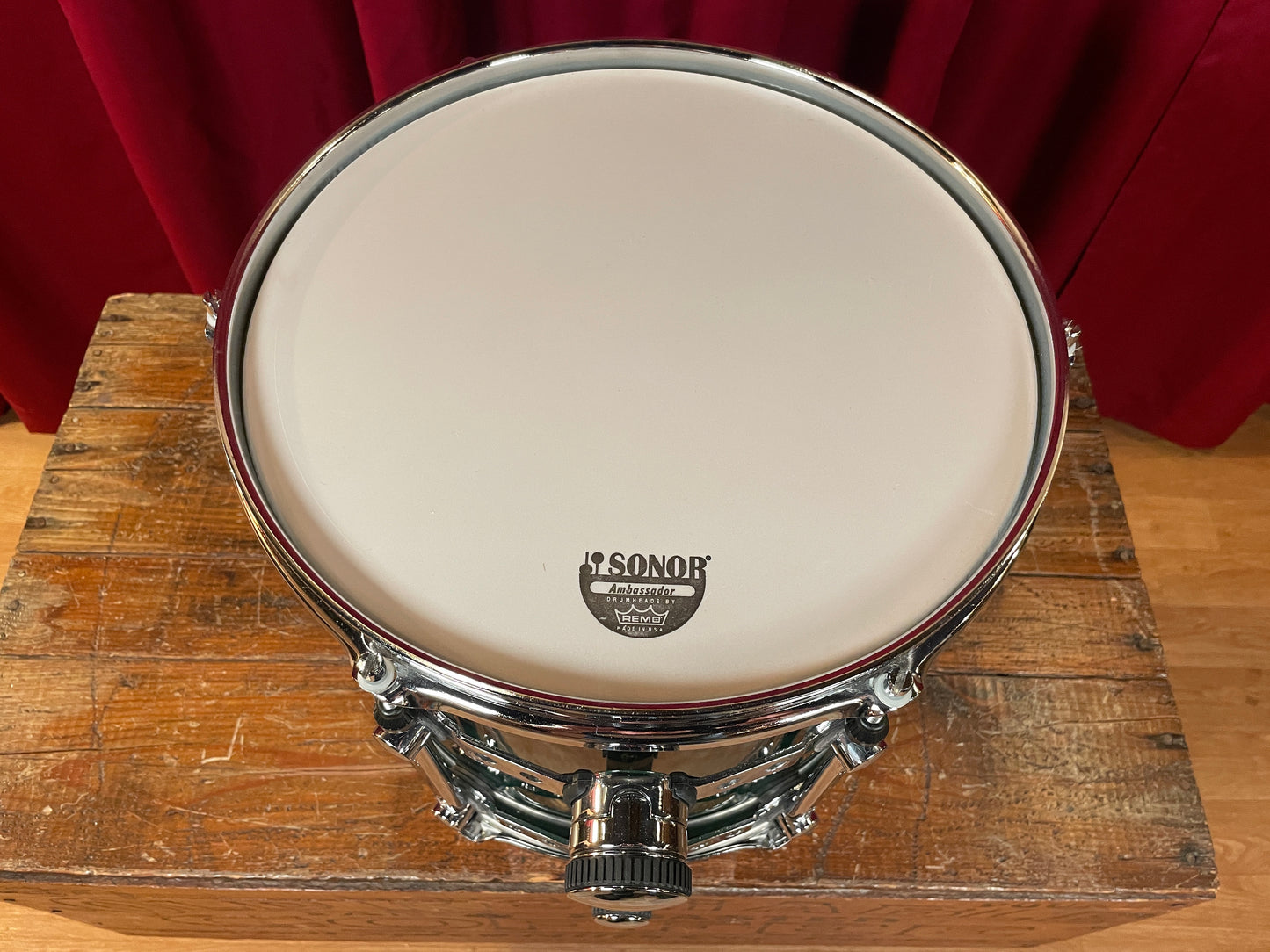 Sonor Designer Series 13" Maple Light Tom Single Stain Green 11x13 13x11