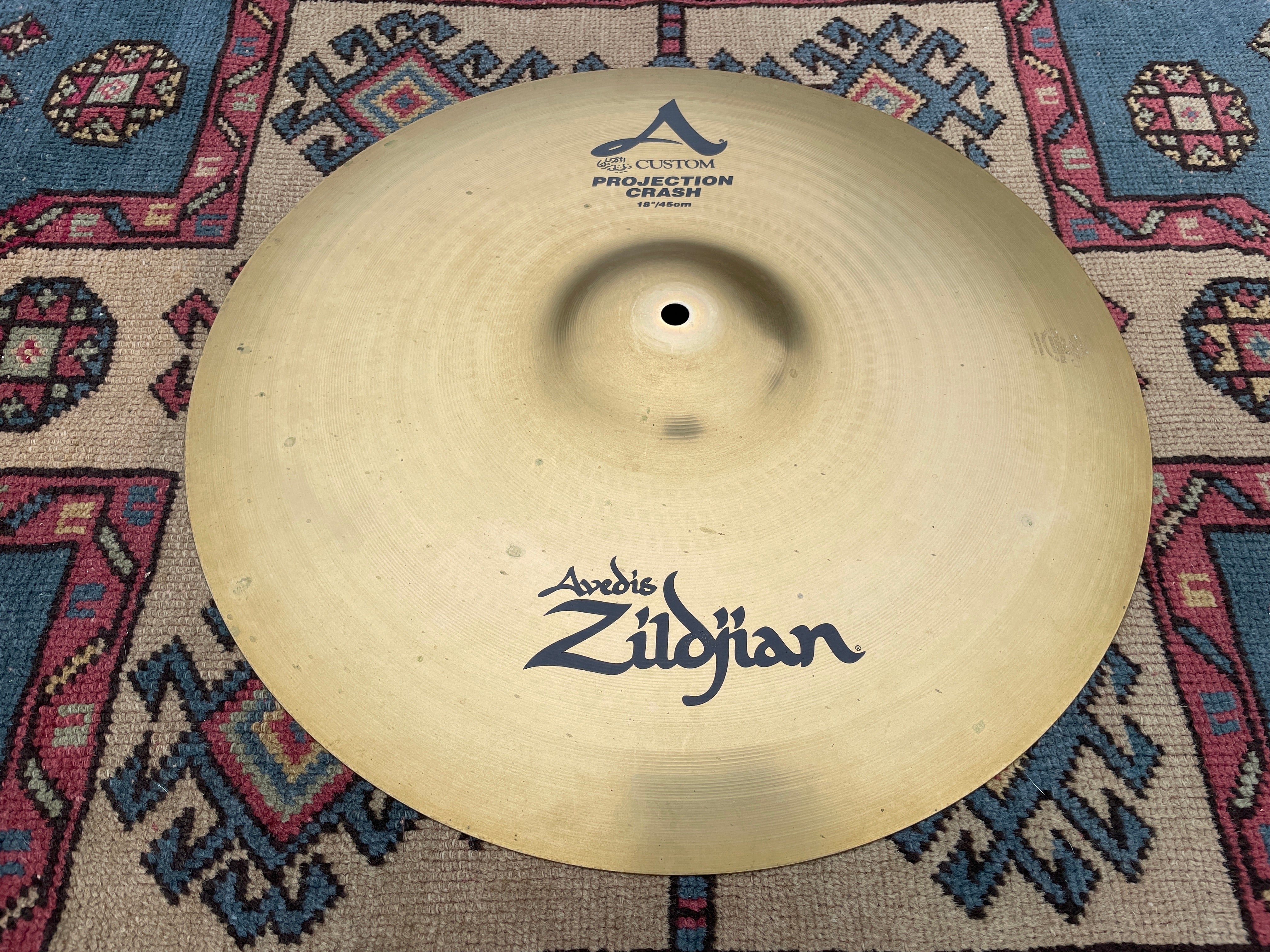 18 Zildjian A Custom Projection Crash Cymbal 1562g Drugan s Drums Guitars
