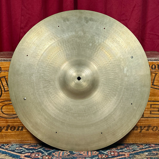 20" Zildjian A 1960s Sizzle Crash Ride Cymbal 1606g w/ Rivets *Video Demo*