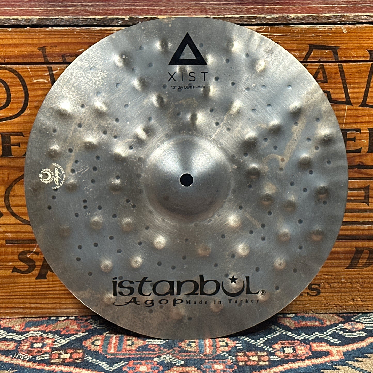 13" Istanbul Agop Xist Dry Dark Hi-Hat Cymbal Pair 512g/940g *Video Demo*