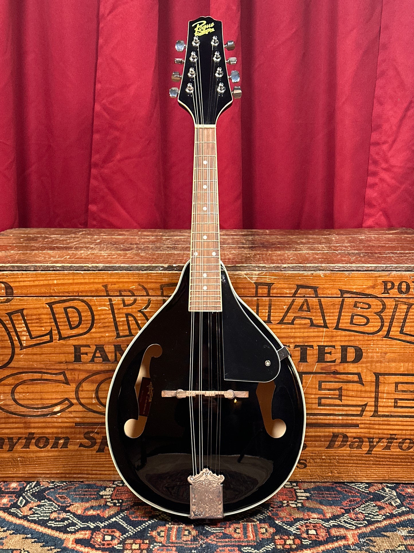 Rogue A-Style Mandolin Black RM-100A