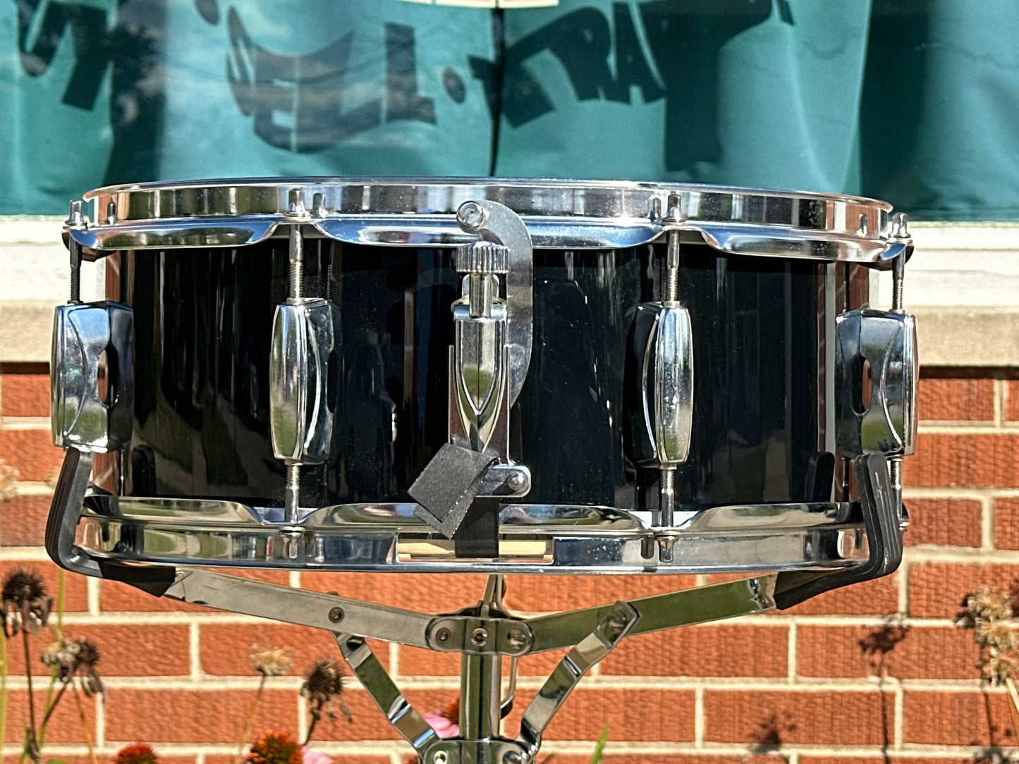 2010s Tama Imperialstar 5.5x14 Poplar Snare Drum Black IWS55