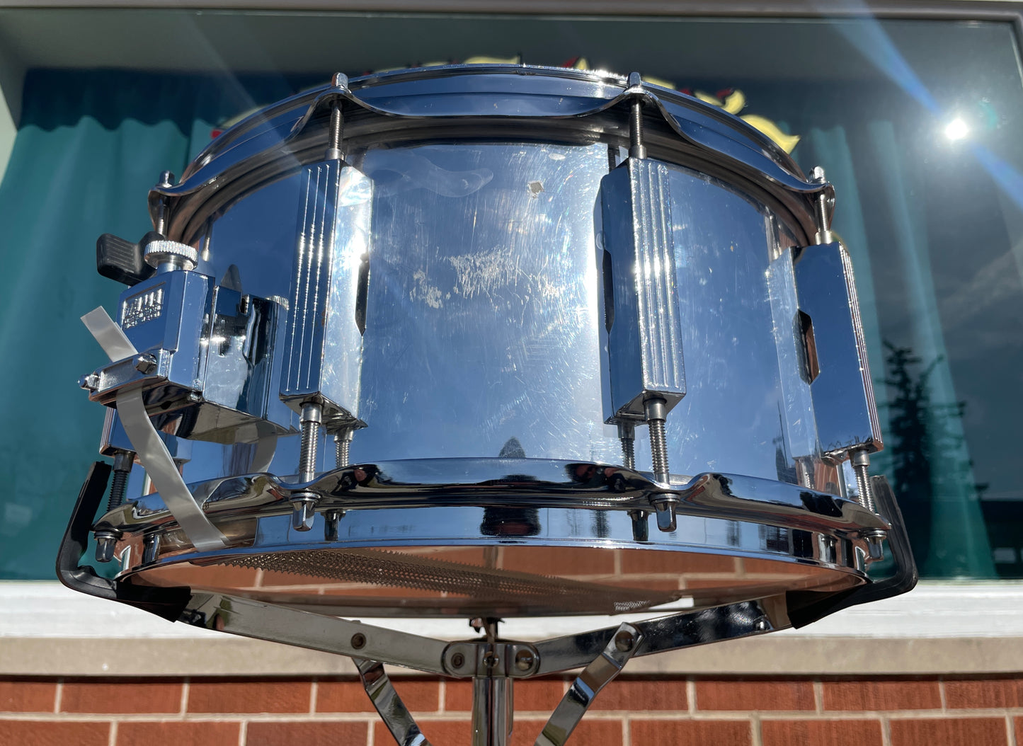 1990s Tama 6.5x14 AW206 Chrome Over Birch Snare MIJ Artwood