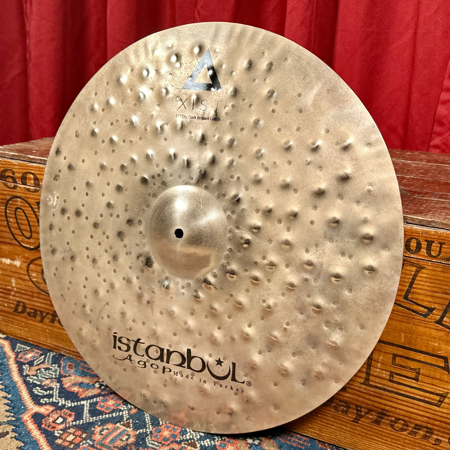 21" Istanbul Agop Xist Dry Dark Brilliant Crash Cymbal 1690g *Video Demo*