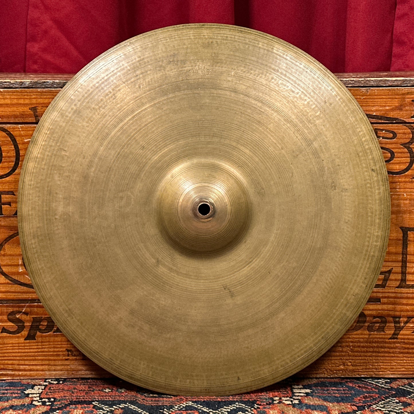 15" Zildjian A 1940s-1950s Trans Stamp Hi-Hat Cymbal Pair 880g/956g *Video Demo*