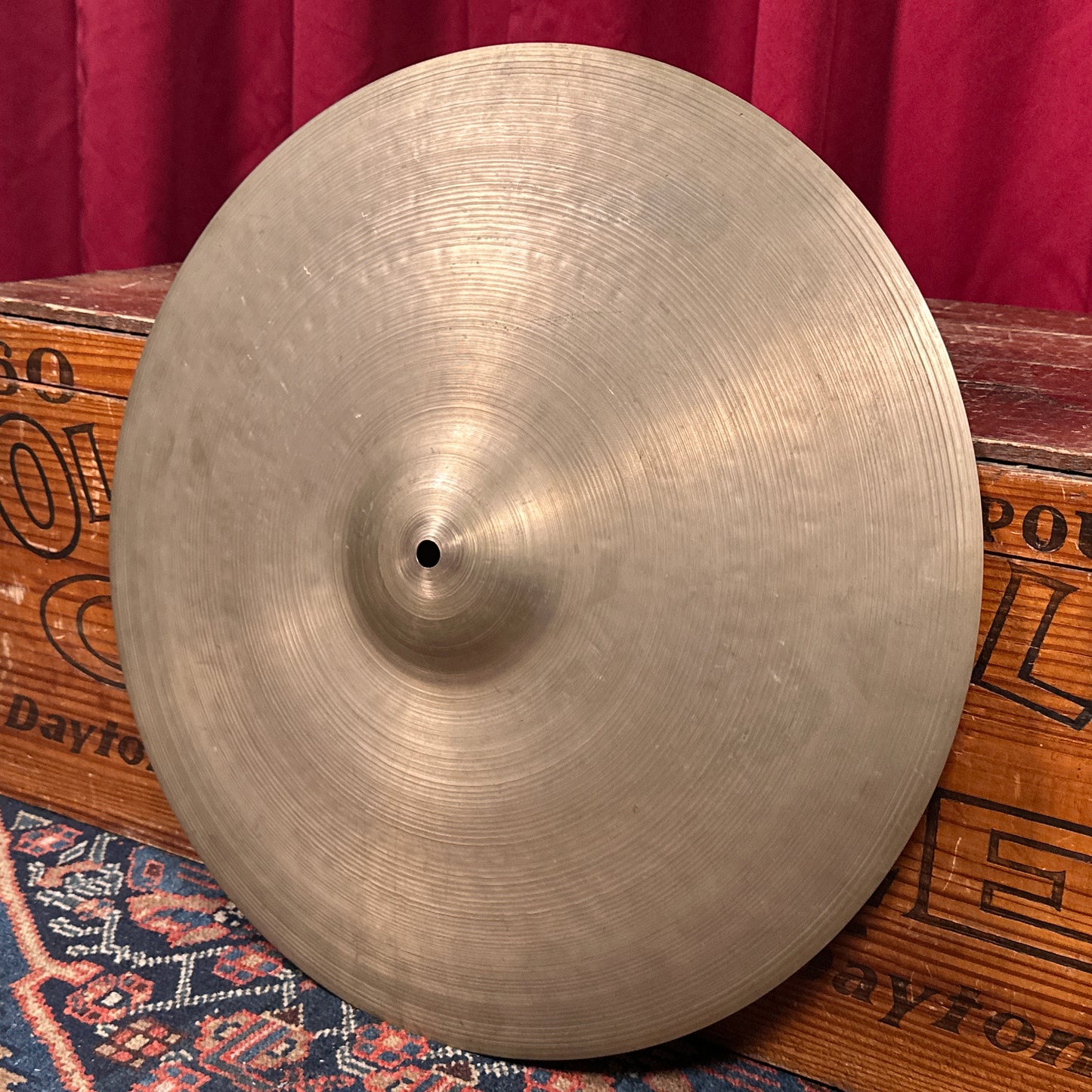 19" Zildjian A 1950s Small Stamp Crash Ride Cymbal 1672g