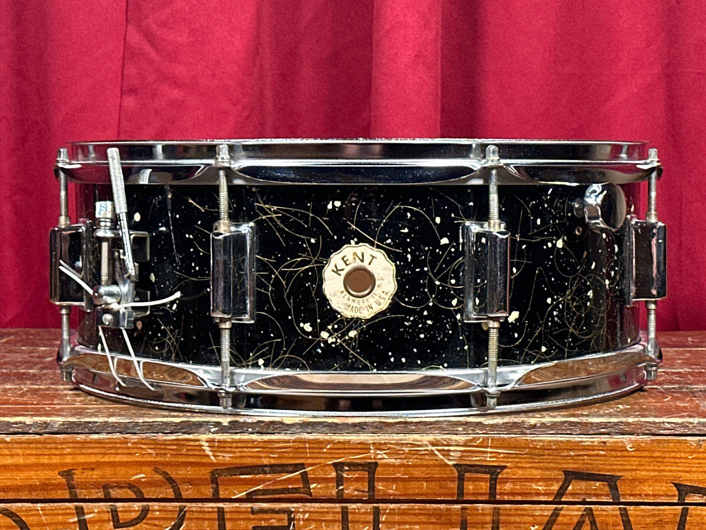 1960s Kent 5.5x14 No. 715 Snare Drum Capri Pearl