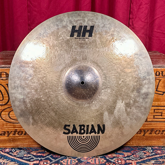 21" Sabian HH Raw Bell Dry Ride Cymbal 3592g