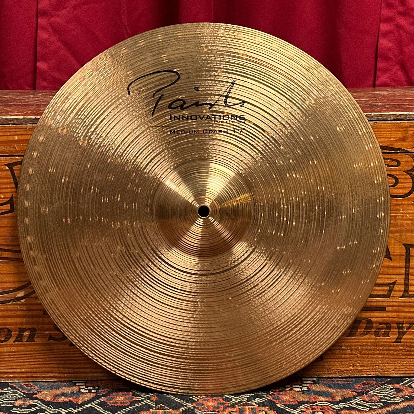 Rare 17" Paiste Innovations Medium Crash Cymbal 1268g *Video Demo*