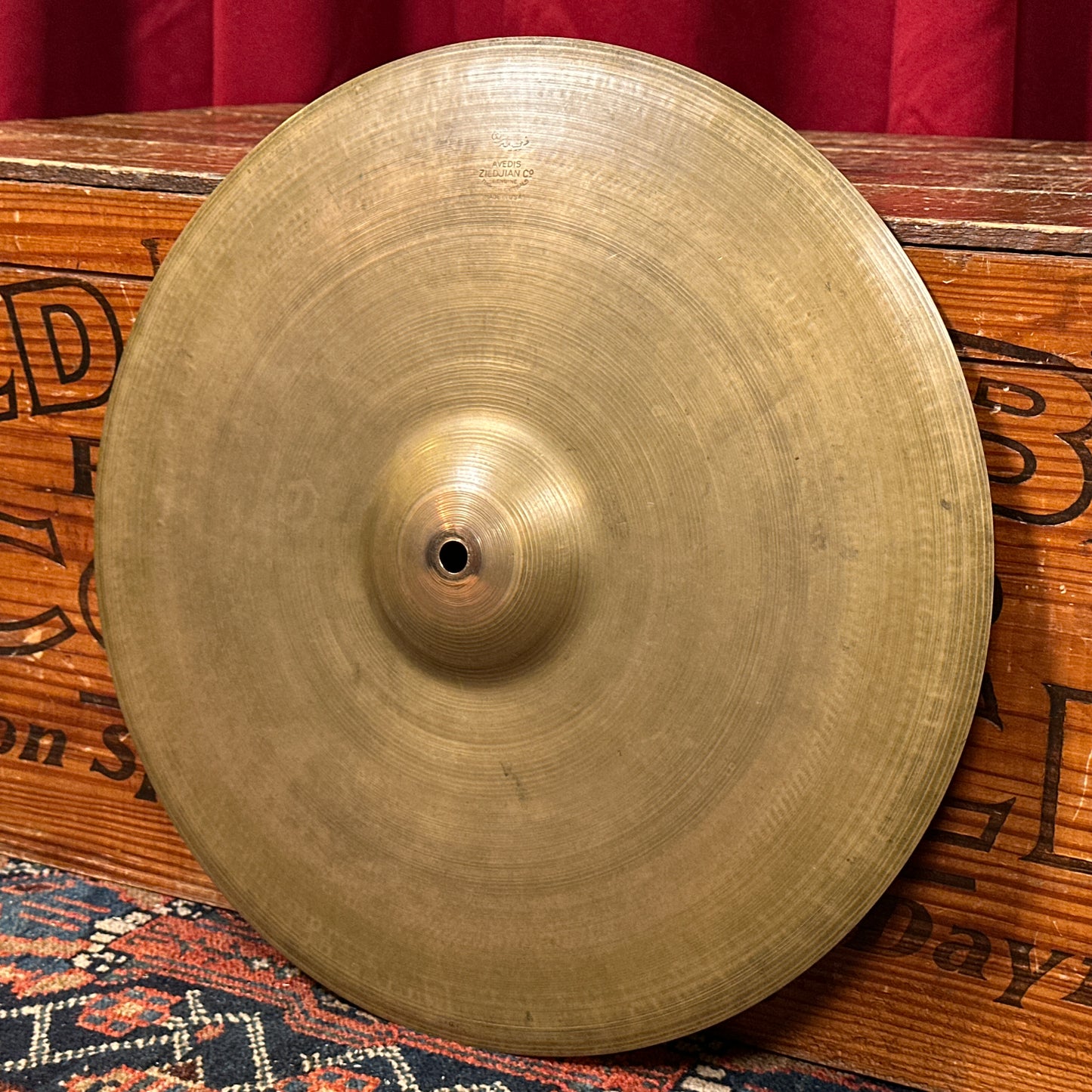 15" Zildjian A 1940s-1950s Trans Stamp Hi-Hat Cymbal Pair 880g/956g *Video Demo*