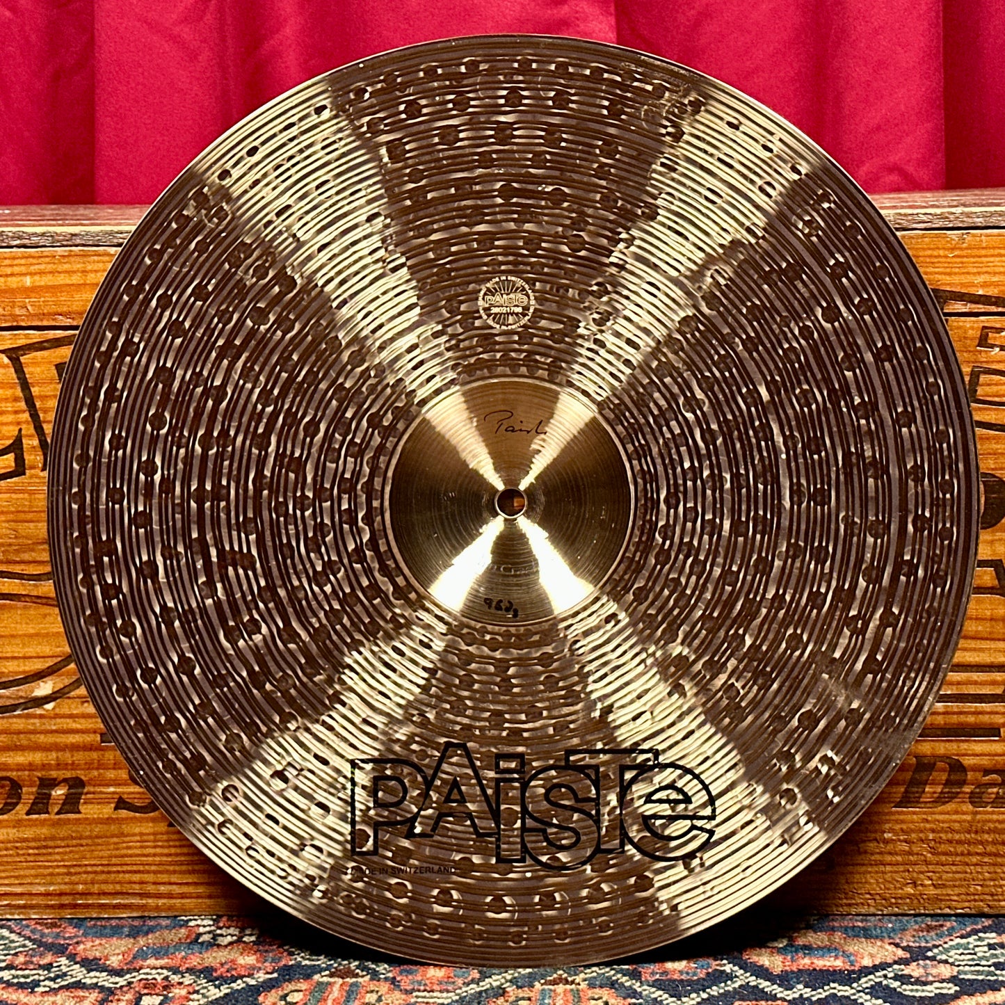 16" Paiste Signature Traditionals Thin Crash Cymbal 962g *Video*