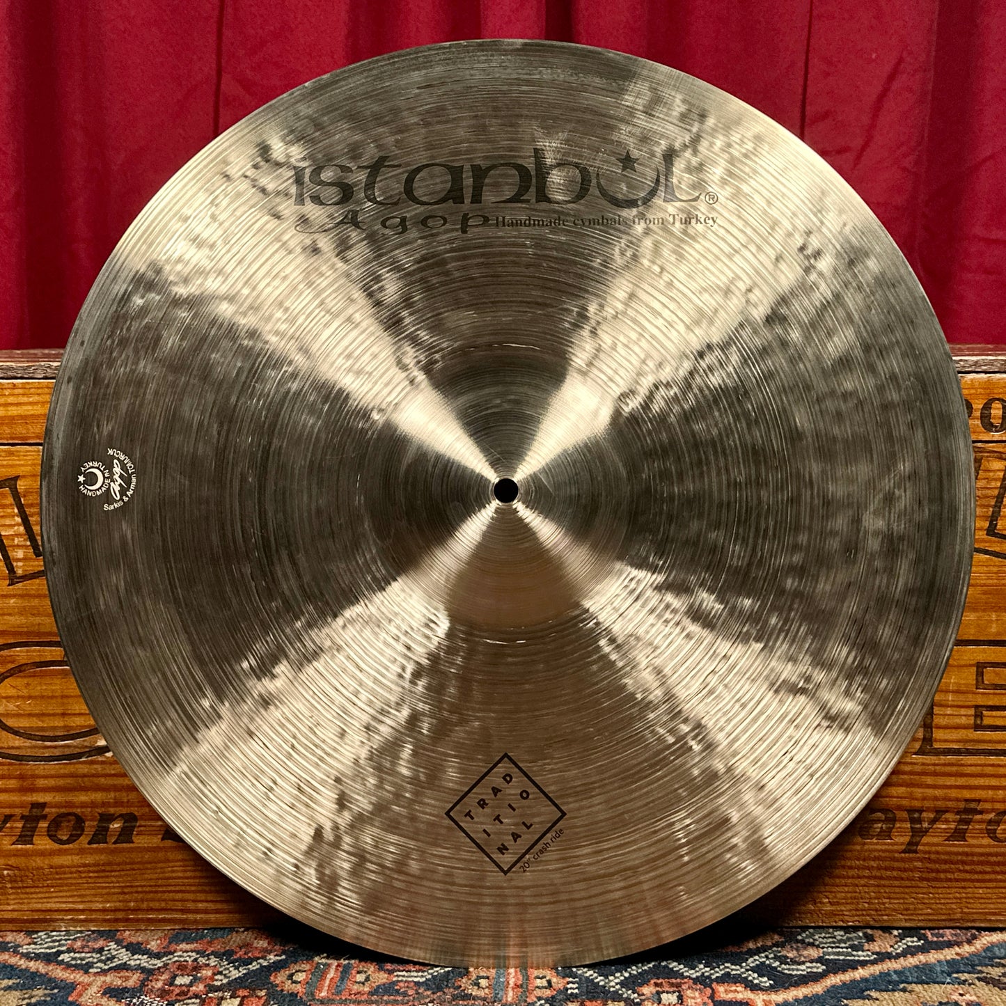 20" Istanbul Agop Traditional Crash Ride Cymbal 1852g *Video*