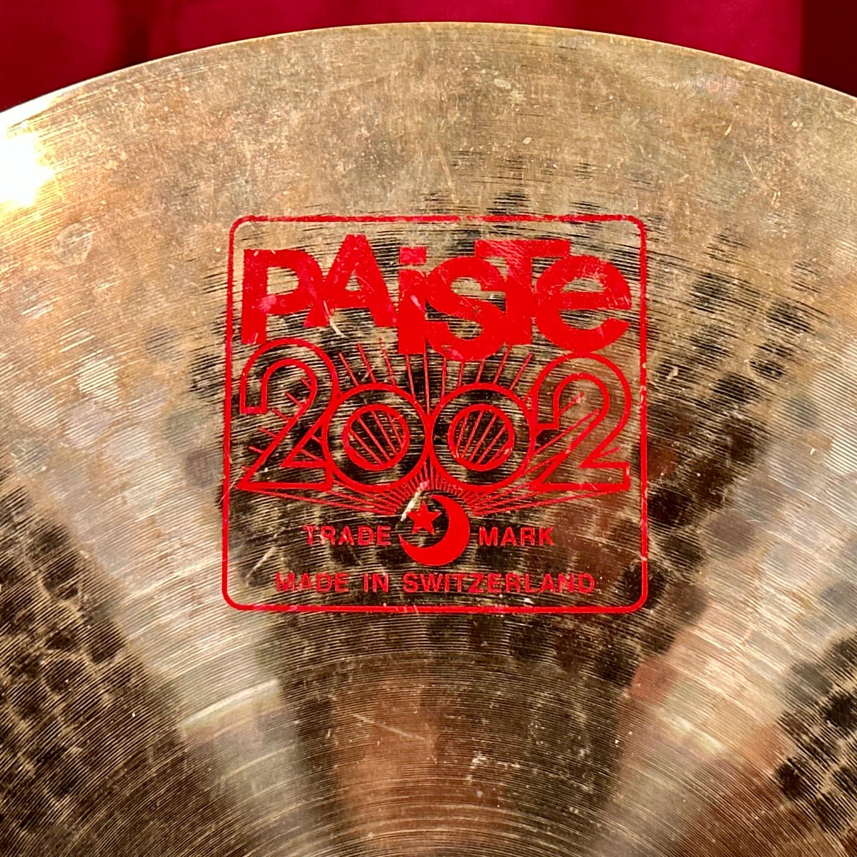 18" Paiste 1980s 2002 Crash Cymbal 1522g *Video*
