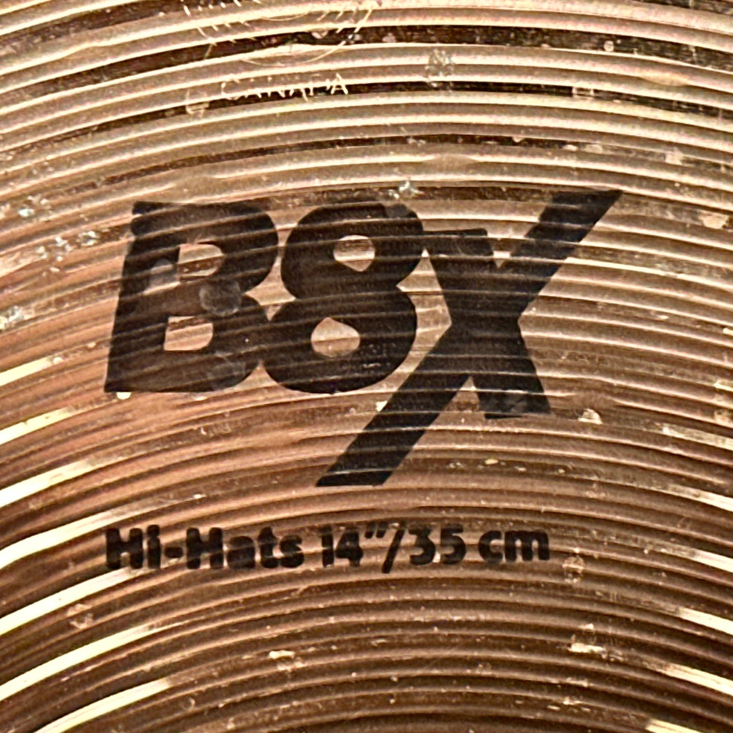 14" Sabian B8X Hi-Hat Cymbal Pair 972g/1144g