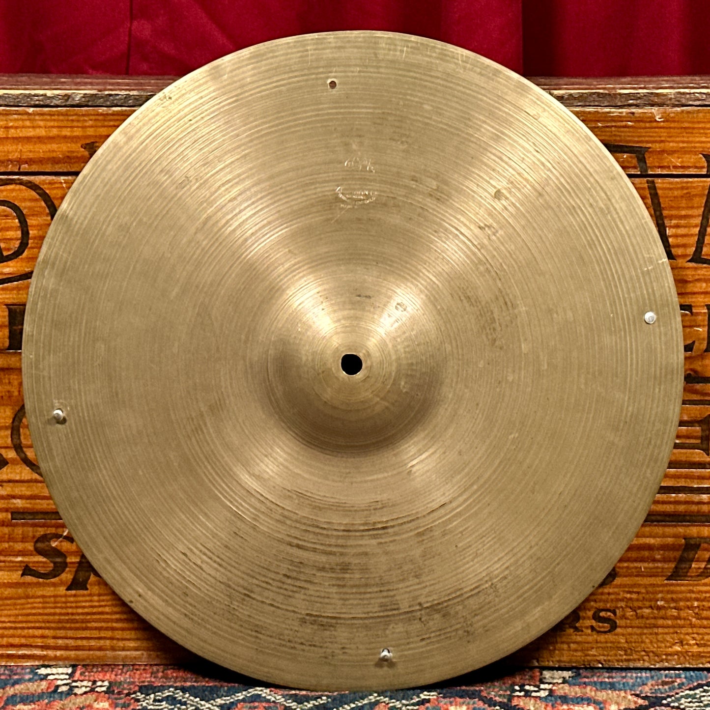 14" Zildjian A 1940s-1950s Trans Stamp Sizzle Hi-Hat Cymbal Pair 554g/722g *Video Demo*