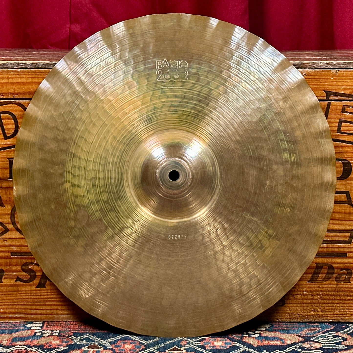 15" Paiste 2002 Black Label 1976 Sound Edge Hi-Hat Cymbal Pair 1164g/1228g *Video Demo*