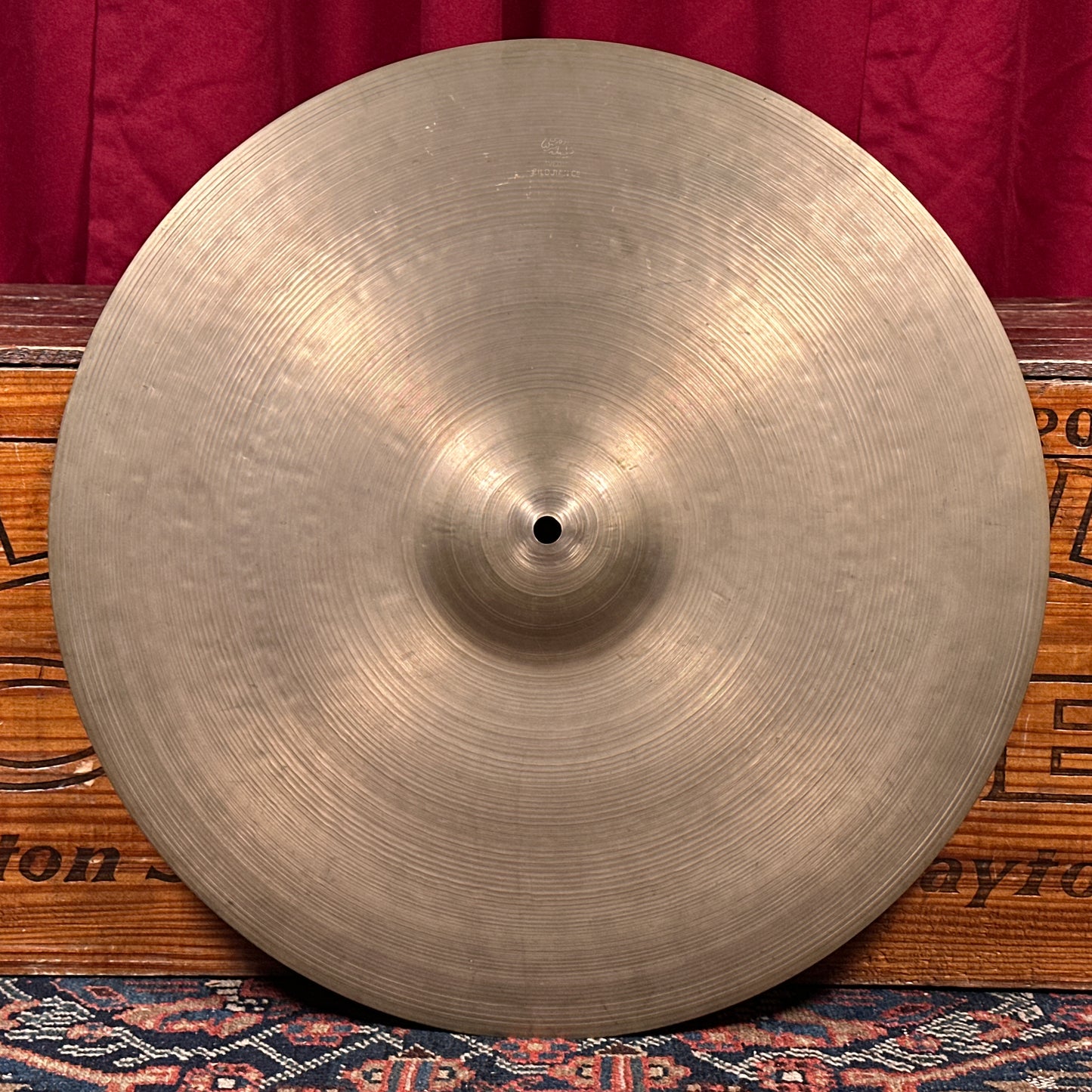 19" Zildjian A 1950s Small Stamp Crash Ride Cymbal 1672g