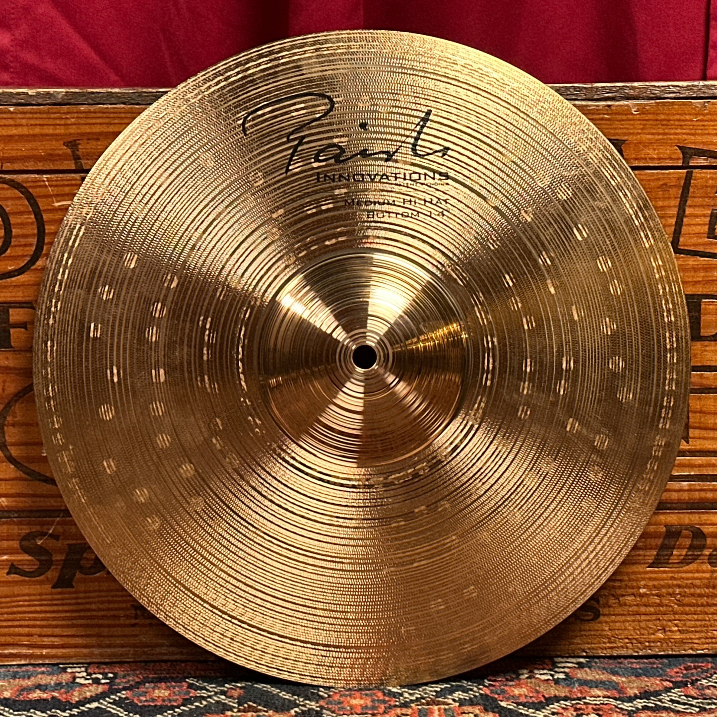 Rare 14" Paiste Innovations Medium Hi-Hat Cymbal Pair 854g/1290g *Video Demo*