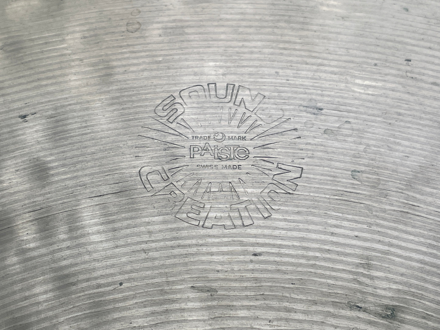 1978 20" Paiste Sound Creation Dark Ride Cymbal Black Label 2582g *Video Demo*