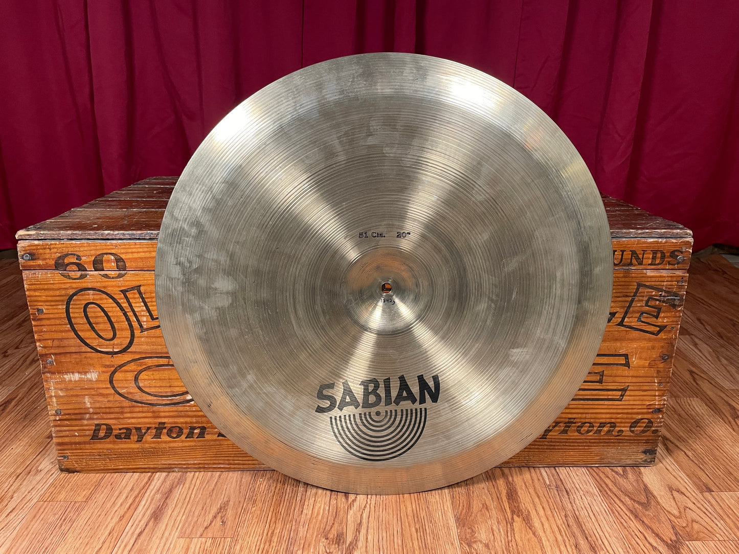 20" Sabian 1980s Pre-AA Chinese Cymbal 1842g *Video Demo*